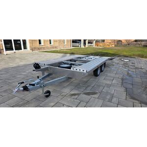 NIEWIADÓW 4,5 m alumínium autószállító tréler